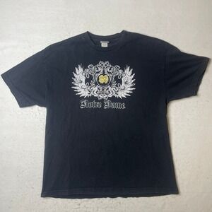 Notre Dame Fighting‎ Irish T Shirt Black Foot Locker Apparel Adult Mens L